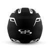 Boombah DEFCON Batting Helmet Sleek Profile Black/White - Size Senior 7" - 7 3/4" view 4