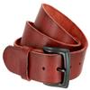Men's Genuine Full Grain Leather Casual Jeans Belt 1-1/2" = 38mm (42, Burgundy) view 2