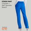 BARCO One Stride Classic Fit Scrub Pant for Women  New Royal, 5-Pocket Mid-Rise Pants w/ 360 Spandex Stretch, Moisture Wicking, Anti-Static and Quick-Shed  4XL, Regular Fit view 4