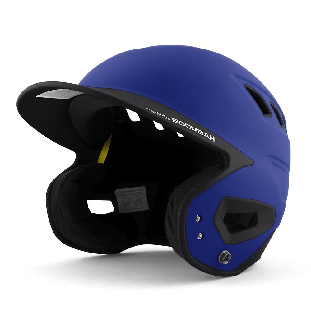 Boombah DEFCON Batting Helmet Royal Blue/Black - Size Senior 7" - 7 3/4"