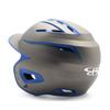 Boombah DEFCON Batting Helmet Sleek Profile Charcoal/Royal Blue - Size Junior 6 1/4" - 7" view 3