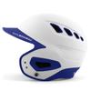 Boombah DEFCON Batting Helmet White/Royal Blue - Size Junior 6 1/4" - 7" view 2