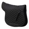 Rhinegold Cotton Quilted Numnah - Cob - Black view 1