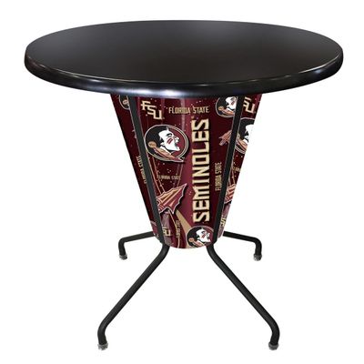 Holland Bar Stool Co. Outdoor/Indoor LED Lighted Florida State (Head) Pub Table