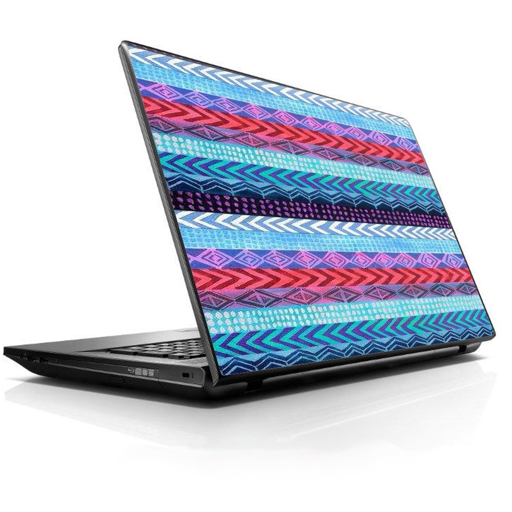 15 15.6 inch Laptop Notebook Skin Vinyl Sticker Cover Decal Fits 13.3" 14" 15.6" 16" HP Lenovo Apple Mac Dell Compaq Asus Acer/Aztec Blue Tribal Chevron
