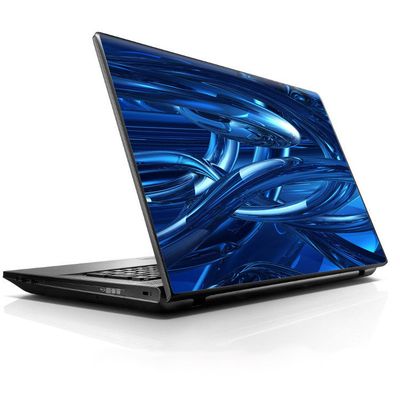 15 15.6 inch Laptop Notebook Skin Vinyl Sticker Cover Decal Fits 13.3" 14" 15.6" 16" HP Lenovo Apple Mac Dell Compaq Asus Acer/Blue Wierd Glass Tubes