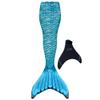 Fin Fun Mermaidens - Mermaid Tails for Swimming for Women, Teens and Adults with Monofin, Large, Tidal Teal view 1