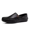 BIFINI Men's Casual Slip On Loafers Shoes Leather Comfortable Slippers Black view 1