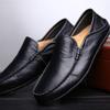 BIFINI Men's Casual Slip On Loafers Shoes Leather Comfortable Slippers Black view 4