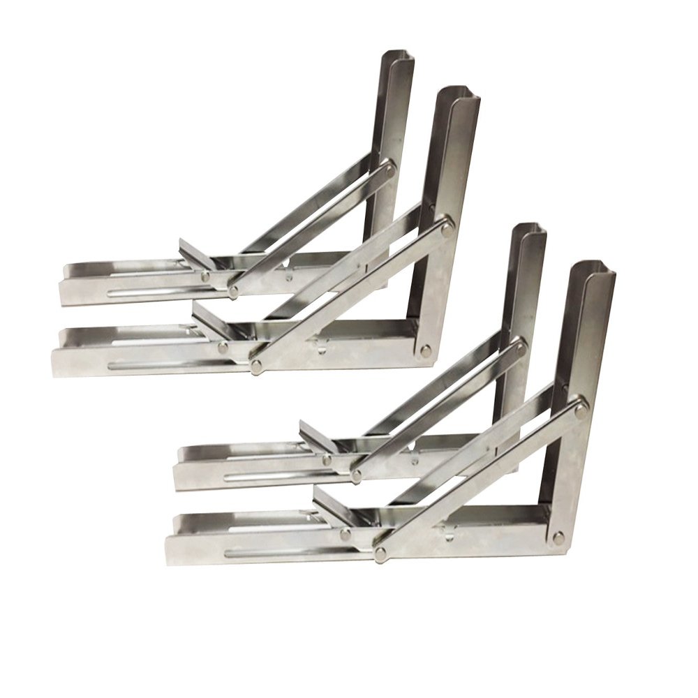 Pactrade Marine (Set of 4) Heavy Duty S.S304 Boat Folding Table Chair Bracket 11"