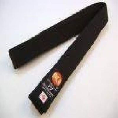 Ki international satin Black Belt (size 7)