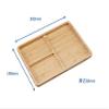 Captain Stag UP-2546 TAKE-WARE Bamboo Tableware, Square, Divider Plate, 10.2 inches (26 cm) view 2