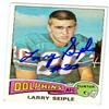 Sports Memorabilia Larry Seiple Autographed Football Card (Miami Dolphins) 1975 Topps No.22 view 1