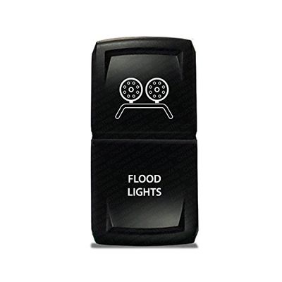 CH4X4 Rocker Switch V2 Flood Lights Symbol 3 - While Led