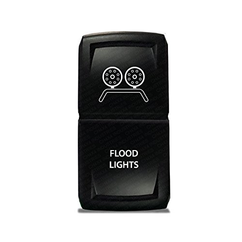 CH4X4 Rocker Switch V2 Flood Lights Symbol 3 - While Led