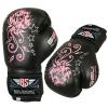 BeSmart Kids Boxing Gloves Junior Mitts 4oz, 6oz Punch Bag Children MMA Youth P (Black, 4 Oz) view 2