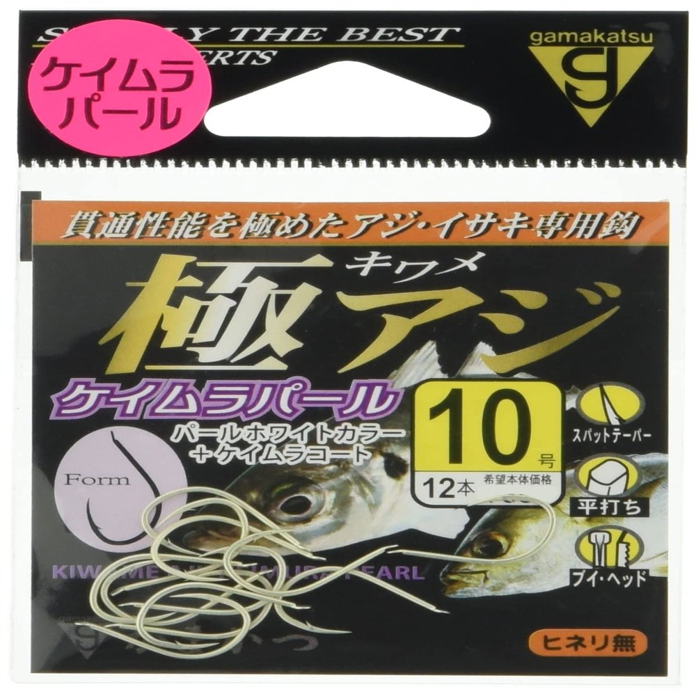 Gamakatsu 68476 Polar Mackerel, Keimura Pearl, No. 10