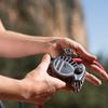 Wild Country Revo Rock Climbing Belay Device - Auto-Locking Belay Device - Gunmetal/Tangerine - One Size view 4