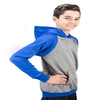 Covalent Activewear Youth Ringer Hoody-9901-YS Royal