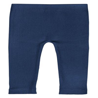 Silky Toes Baby Leggings, Toddler Seamless Soft Cotton Knit Pants for Girls and Boys (2-4 Years, Indigo)