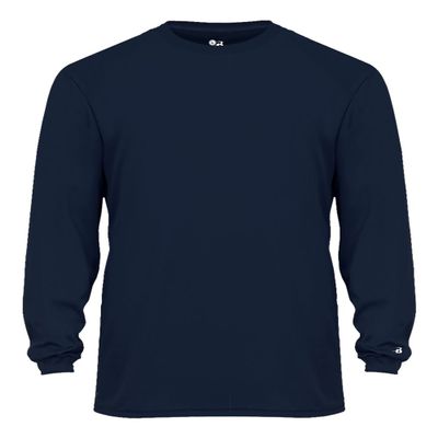 Badger Sport C2 Navy Blue Youth XL Long Sleeve Wicking Tee