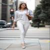 Hybrid & Company Womens Hyper Ultra Stretch Comfy Skinny Leg Work Casual Pants P44876SKX White 3X view 3