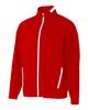 Red Adult XS Sports Full Zip Moisture Wicking Cool & Comfortable Warm-up Jacket view 1
