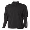 Black Adult XS Sports 1/4 Zip Moisture Wicking Cool & Comfortable Warm-up Jacket view 1