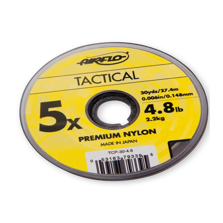 AirFlo Tactical Premium Nylon Tippet 110M Spool - 2X