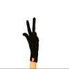 Barnett NBG-15 winter gloves in wool - cross country ski -5  / -10 , black view 4