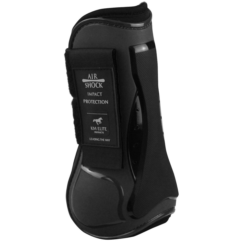 Km Elite AirShock Tendon Boots (Black)