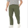 Amazon Essentials Men's Classic-Fit Wrinkle-Resistant Pleated Chino Pant (Available in Big & Tall), Dark Olive, 42W x 30L view 1