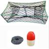 KUFA Galvanized Foldable Crab Trap 1/4" X 100' Non-Lead Sinking Line and 5"X11" Red Float Combo view 1