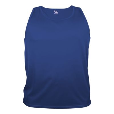 Badger Sport Royal Adult 3X Athletic Sleeveless Wicking Tank Top