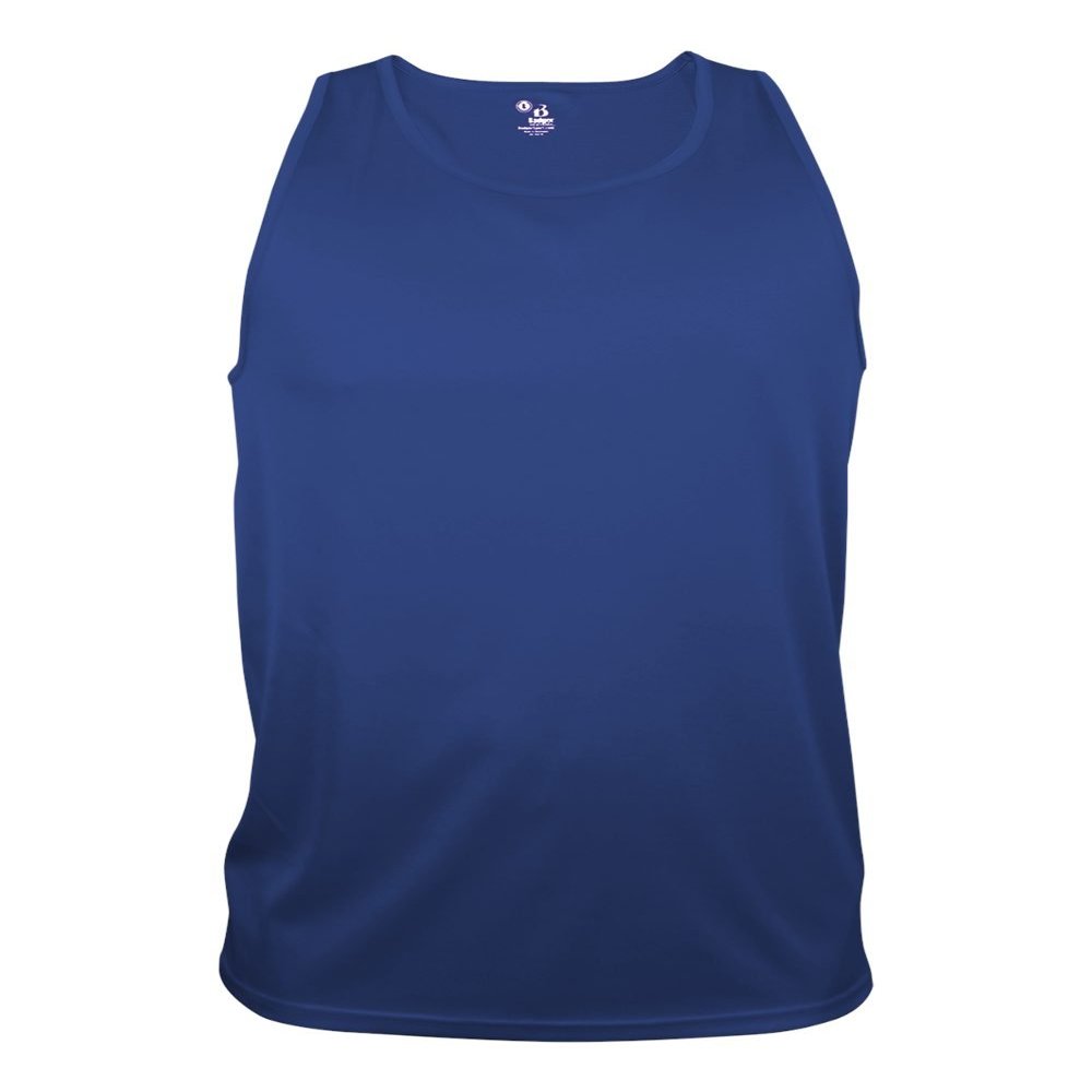 Badger Sport Royal Adult 3X Athletic Sleeveless Wicking Tank Top