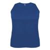 Badger Sport Royal Ladies 2X Athletic Sleeveless Wicking Tank Top view 1