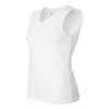 Badger Sport White Girls XL Girls Sleeveless Wicking view 2