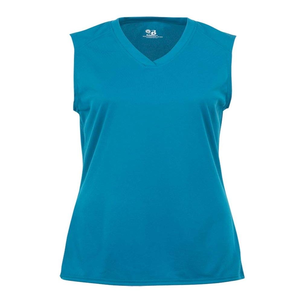 Badger Sport Electric Blue Girls XL Girls Sleeveless Wicking