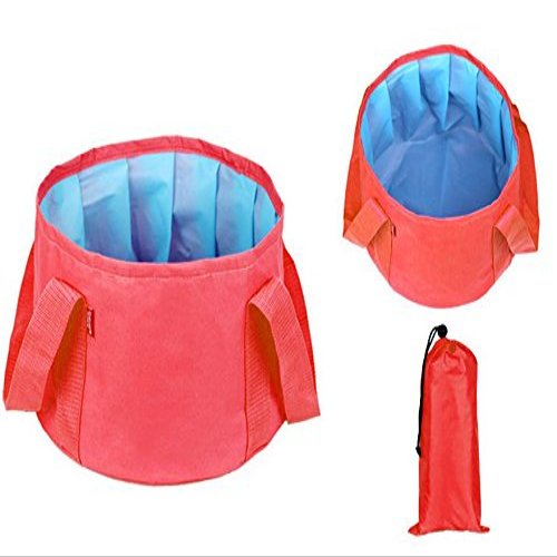 Folding Waterproof wash bag camping travel (Orange)