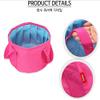 Folding Waterproof wash bag camping travel (Orange) view 2
