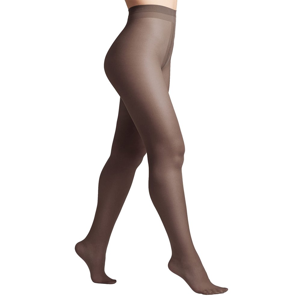 Conte Women's Classic Silky Semi Opaque Pantyhose Tights Prestige 40 Den, Large, Graphite