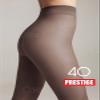 Conte Women's Classic Silky Semi Opaque Pantyhose Tights Prestige 40 Den, Large, Graphite view 4