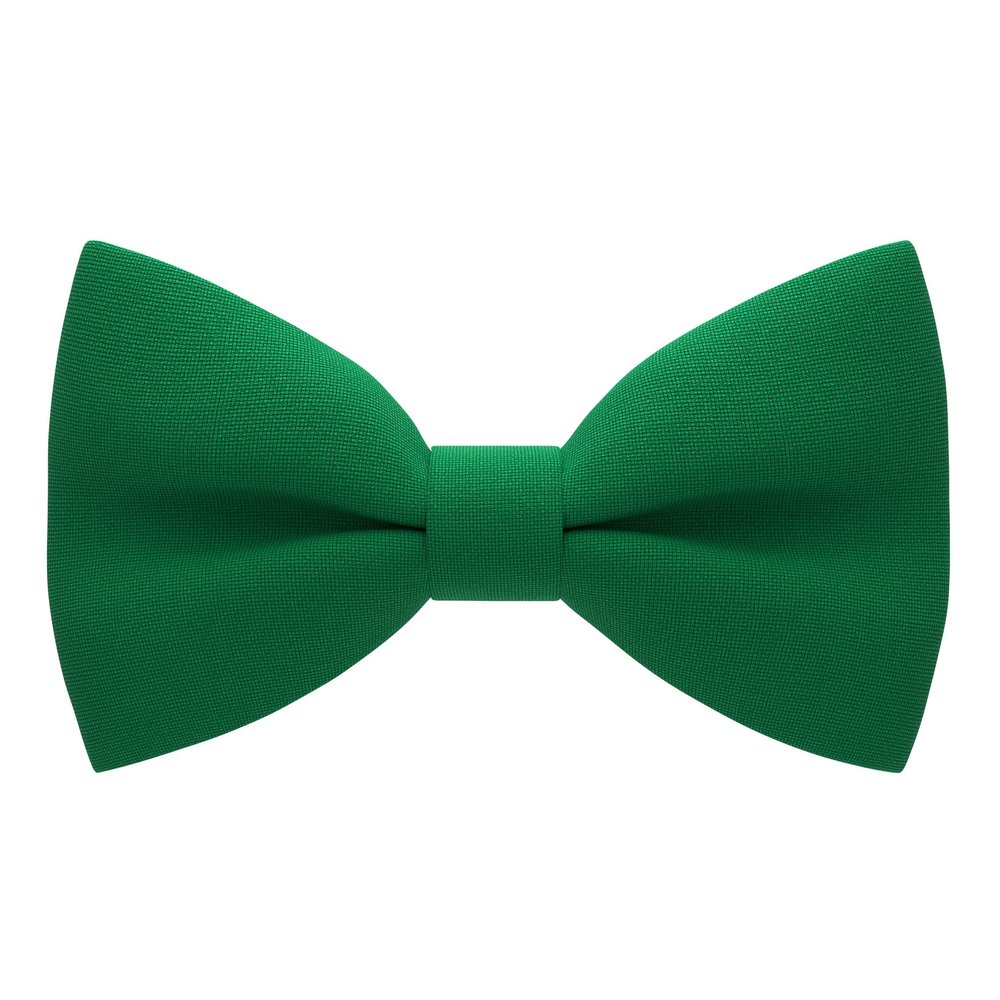 Bow Tie House Babies Classic Pre-Tied Bow Tie Formal Solid Tuxedo (Small, Green Grass)