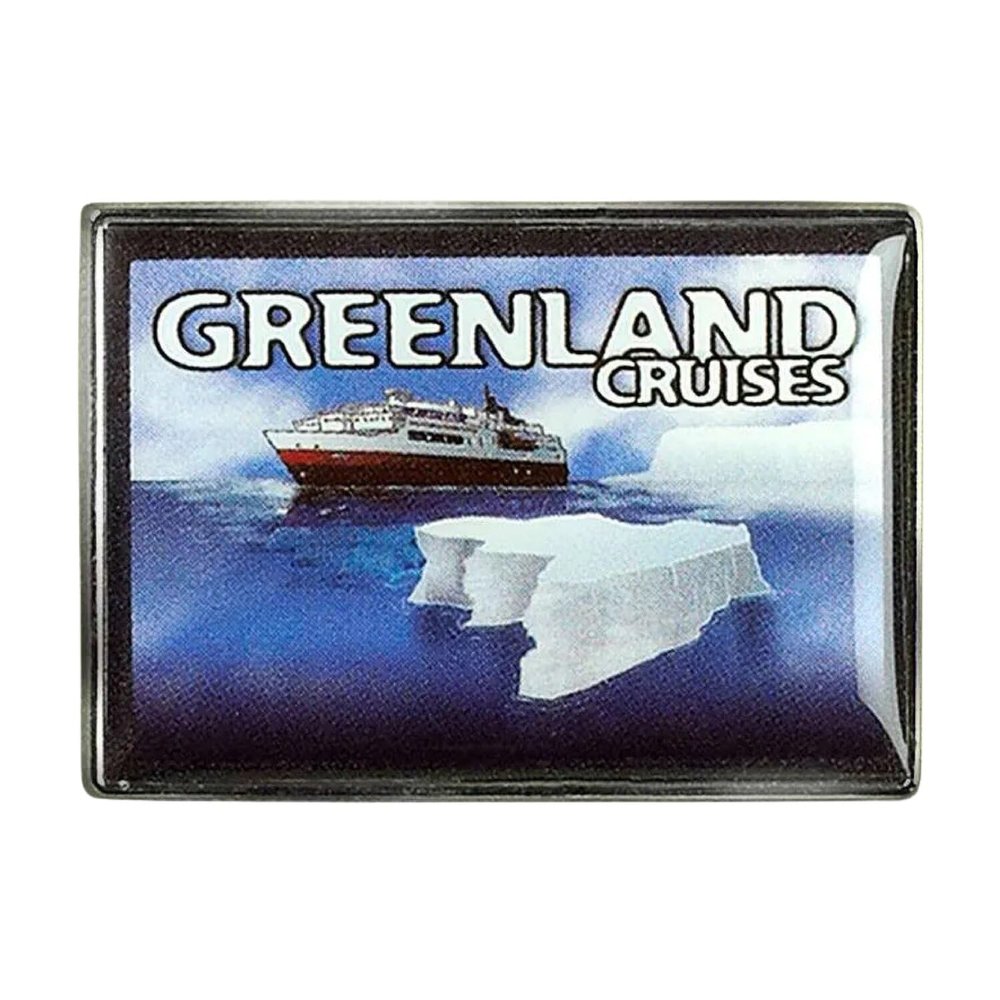 Collectible Novelty Pin for Backpack, Scarf - Made From Jeweler Class Metal - Spartan and the Green Egg Explorer Pin Series: Greenland Cruises (12)