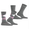 Burlington Ladies Socks Everyday Mix 2er Pack - Rhomb and Uni, One Size (US 6-9.5) (Pink (3401)) view 3