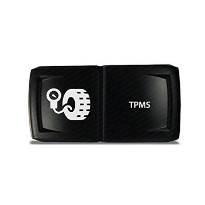 CH4X4 Rocker Switch V2 TPMS Symbol - Horizontal - Green Led