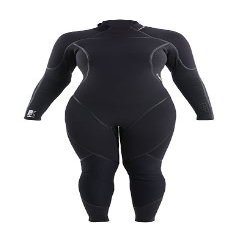 Aqua Lung AquaFlex 3mm Wetsuit Womens Black Charcoal (2017) - 8T