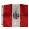 AES 12x18 12"x18" Country of Peru Boat Motorcycle Flag Brass Grommets view 1