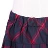 Women's Elastic Waist Plaid Pleated Skirt Tartan Skater School Uniform Mini Skirts (X-Large, Series 8 red) view 2