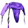 aishani Men's Pouch Panties Skirted Garter Thong Bikini Briefs Underpants,X-L Purple
